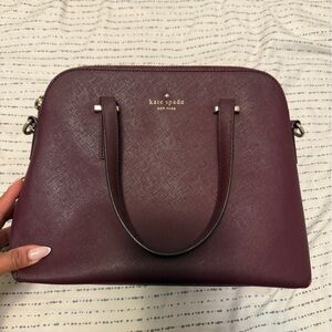 Kate Spade Burgundy Leather Handbag